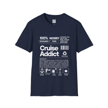 Cruise Addict Softstyle T-Shirt – 100% Ring-Spun Cotton, Lightweight Comfort, DTG Front Print