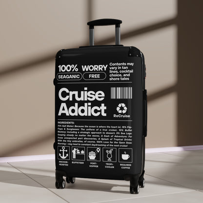Cruise Addict Luggage, Travel Suitcase for Cruise Lovers