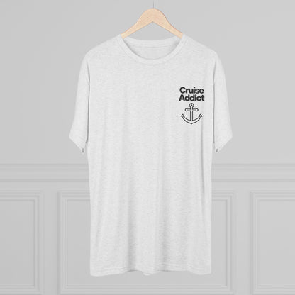Cruise Addict Tri-Blend Tee – Ultra Soft, Durable Comfort with DTG Front & Back Print
