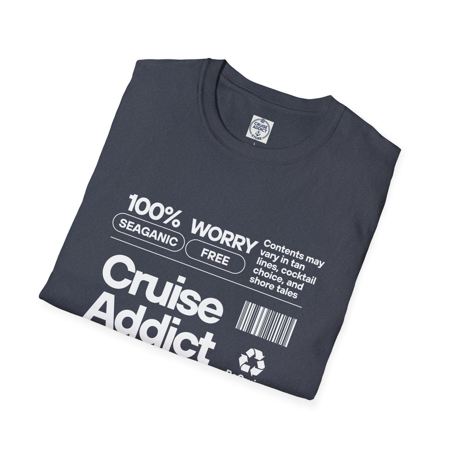 Cruise Addict Softstyle T-Shirt – 100% Ring-Spun Cotton, Lightweight Comfort, DTG Front Print