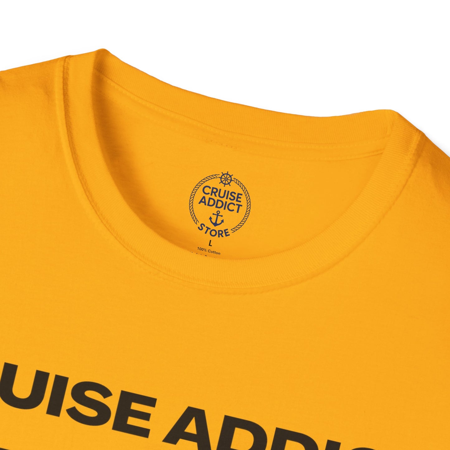 Cruise Addict Nutrition Label T-Shirt  Unisex Softstyle Shirt