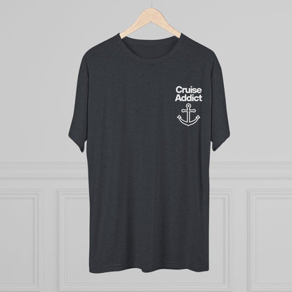 Cruise Addict Tri-Blend Tee – Ultra Soft, Durable Comfort with DTG Front & Back Print