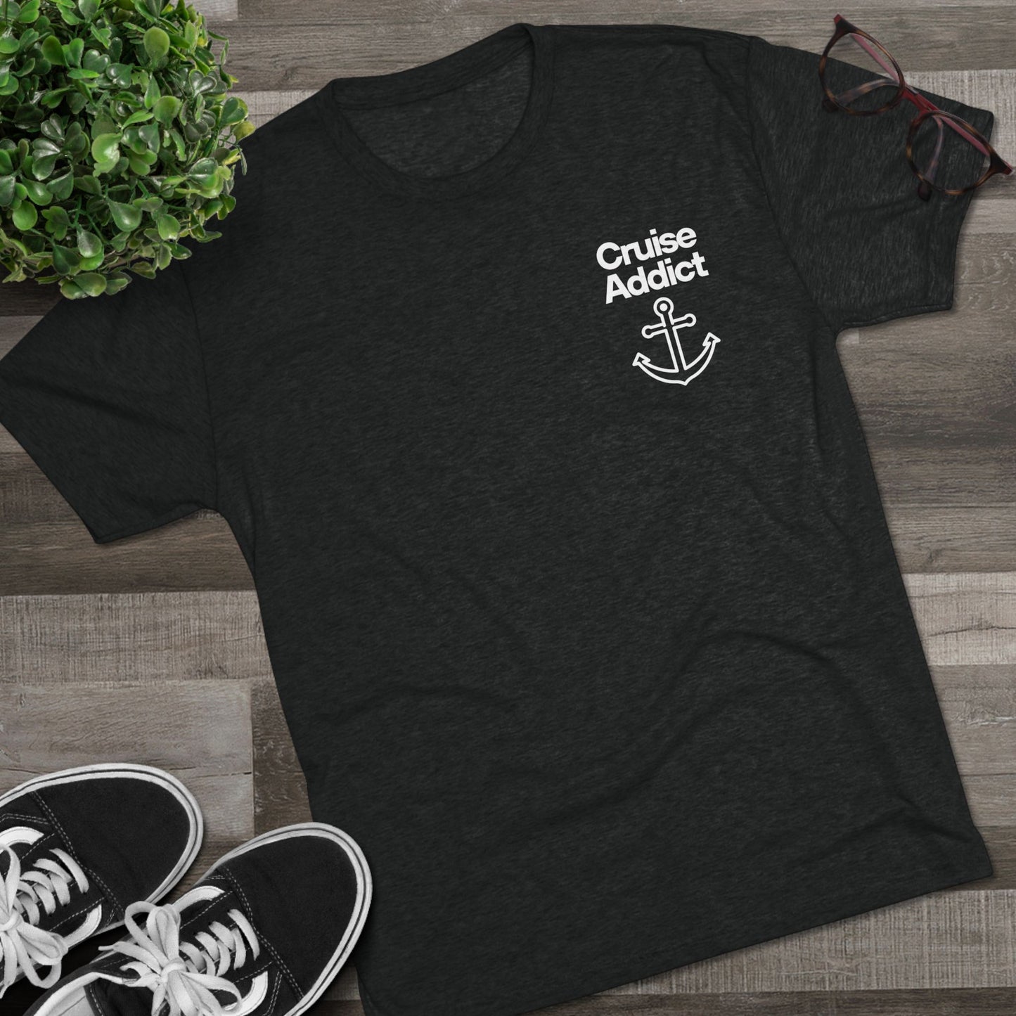 Cruise Addict Tri-Blend Tee – Ultra Soft, Durable Comfort with DTG Front & Back Print