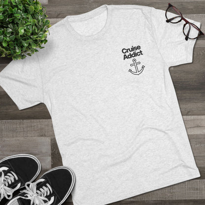 Cruise Addict Tri-Blend Tee – Ultra Soft, Durable Comfort with DTG Front & Back Print