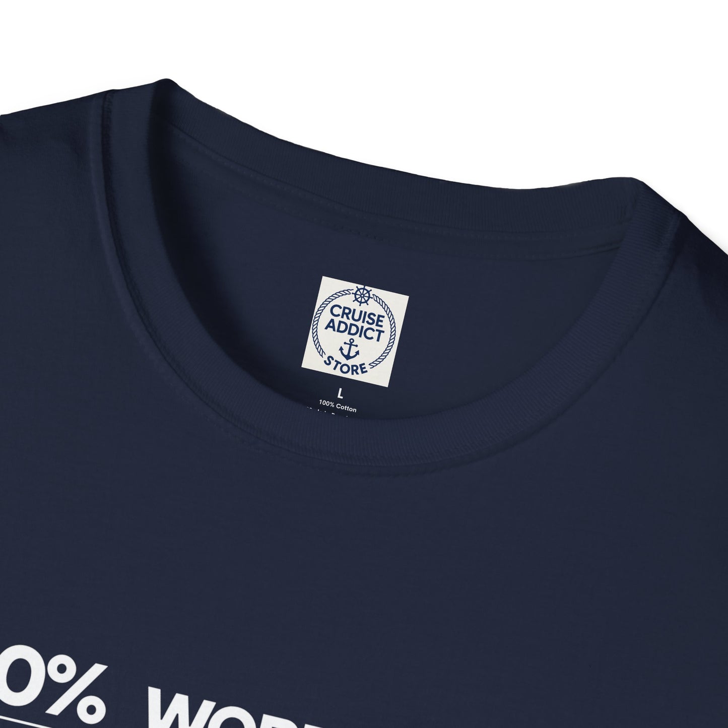Cruise Addict Softstyle T-Shirt – 100% Ring-Spun Cotton, Lightweight Comfort, DTG Front Print