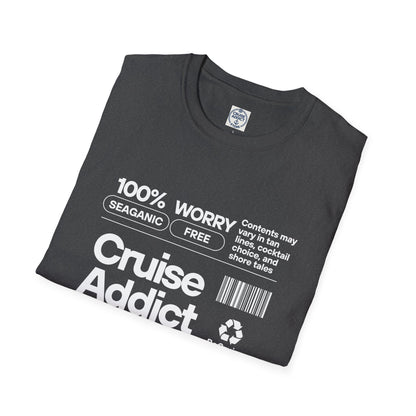 Cruise Addict Softstyle T-Shirt – 100% Ring-Spun Cotton, Lightweight Comfort, DTG Front Print