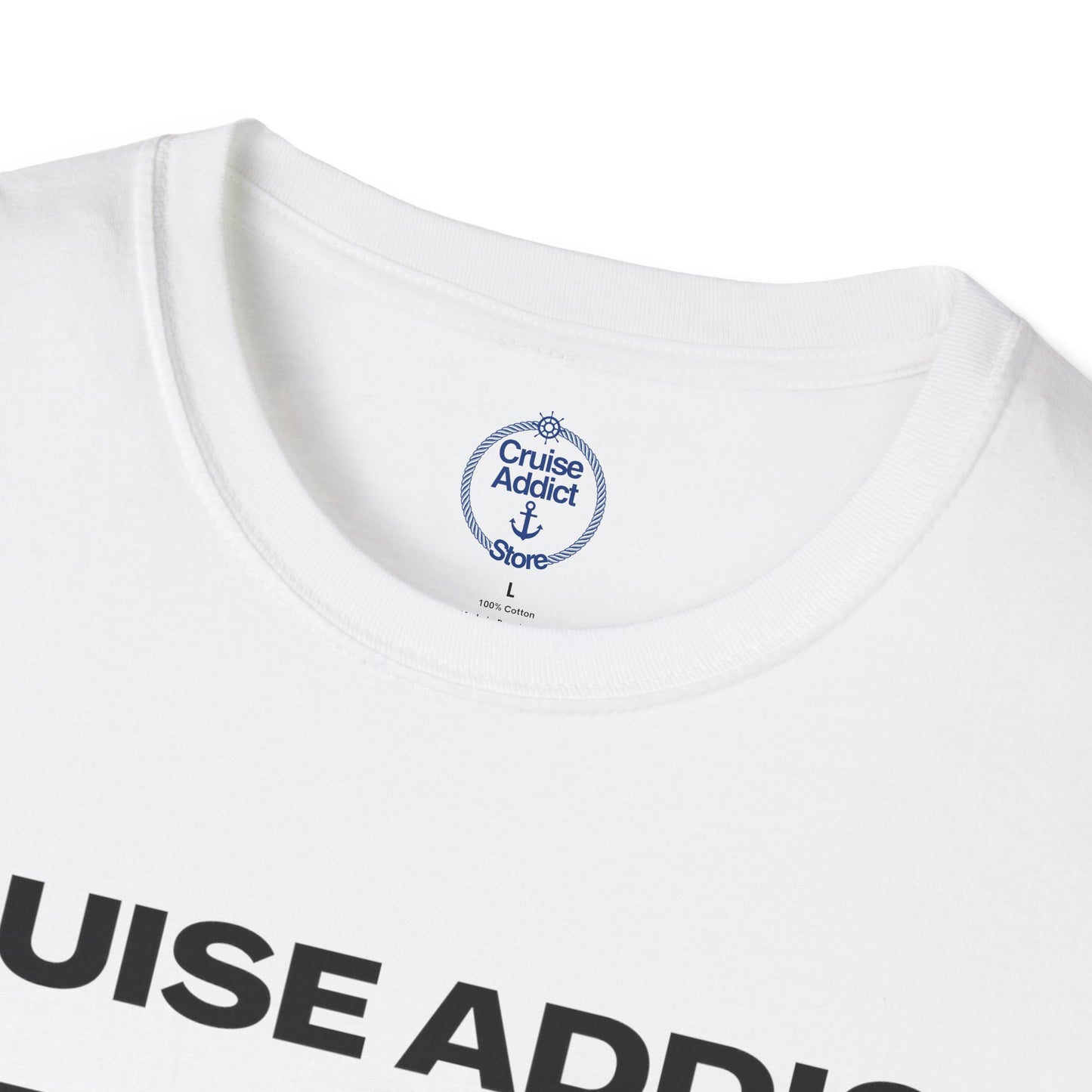 Cruise Addict Nutrition Label T-Shirt  Unisex Softstyle Shirt