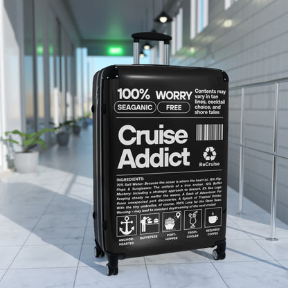 Cruise Addict Luggage, Travel Suitcase for Cruise Lovers