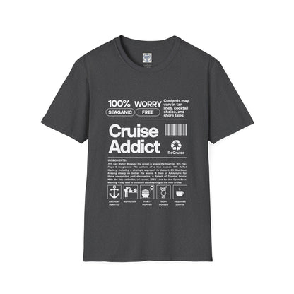 Cruise Addict Softstyle T-Shirt – 100% Ring-Spun Cotton, Lightweight Comfort, DTG Front Print