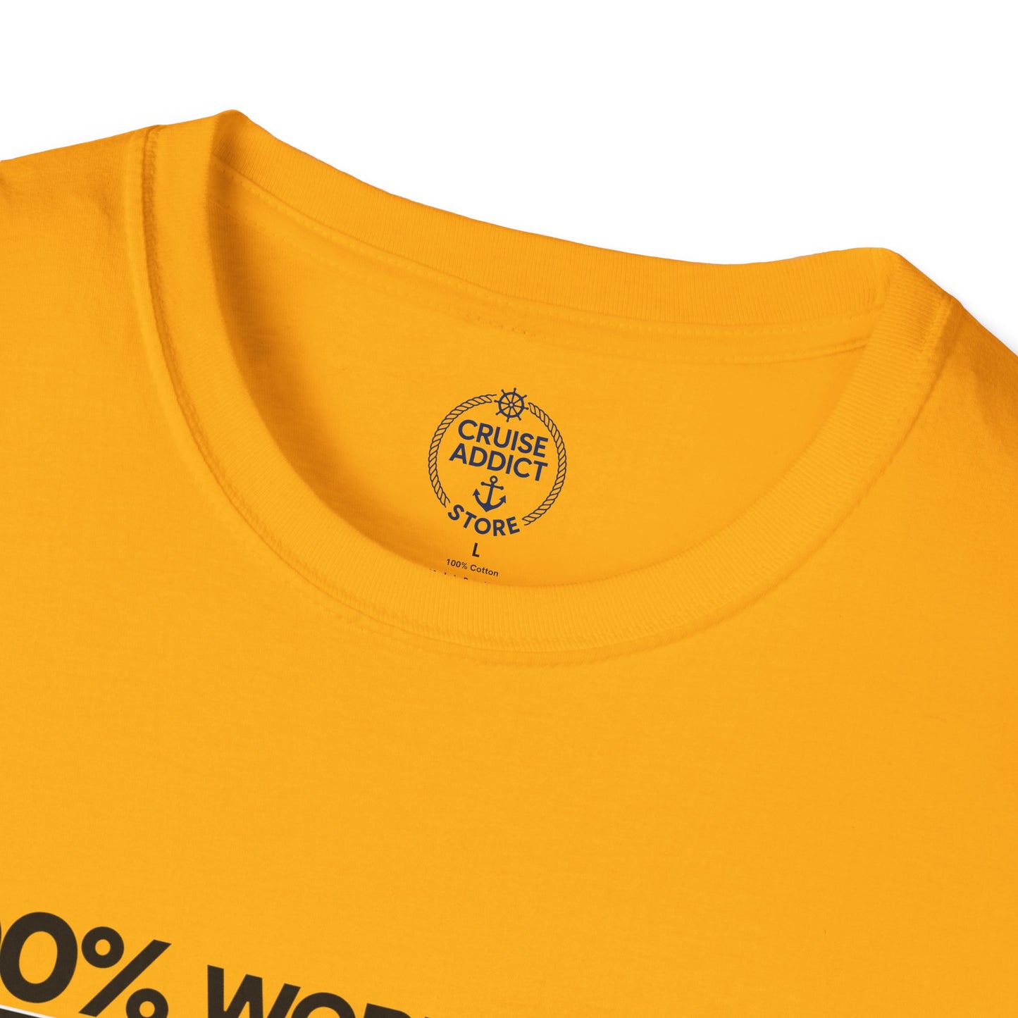 Cruise Addict Softstyle T-Shirt – 100% Ring-Spun Cotton, Lightweight Comfort, DTG Front Print