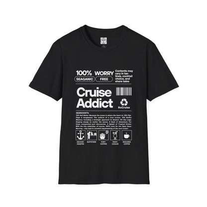 Cruise Addict Softstyle T-Shirt – 100% Ring-Spun Cotton, Lightweight Comfort, DTG Front Print
