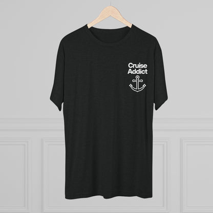 Cruise Addict Tri-Blend Tee – Ultra Soft, Durable Comfort with DTG Front & Back Print