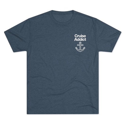Cruise Addict Tri-Blend Tee – Ultra Soft, Durable Comfort with DTG Front & Back Print