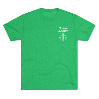 Cruise Addict Tri-Blend Tee – Ultra Soft, Durable Comfort with DTG Front & Back Print