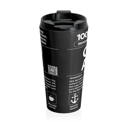 Cruise Addict Travel Mug - Stainless Steel, 15 oz, Insulated, Perfect for Coffee & Tea Lovers