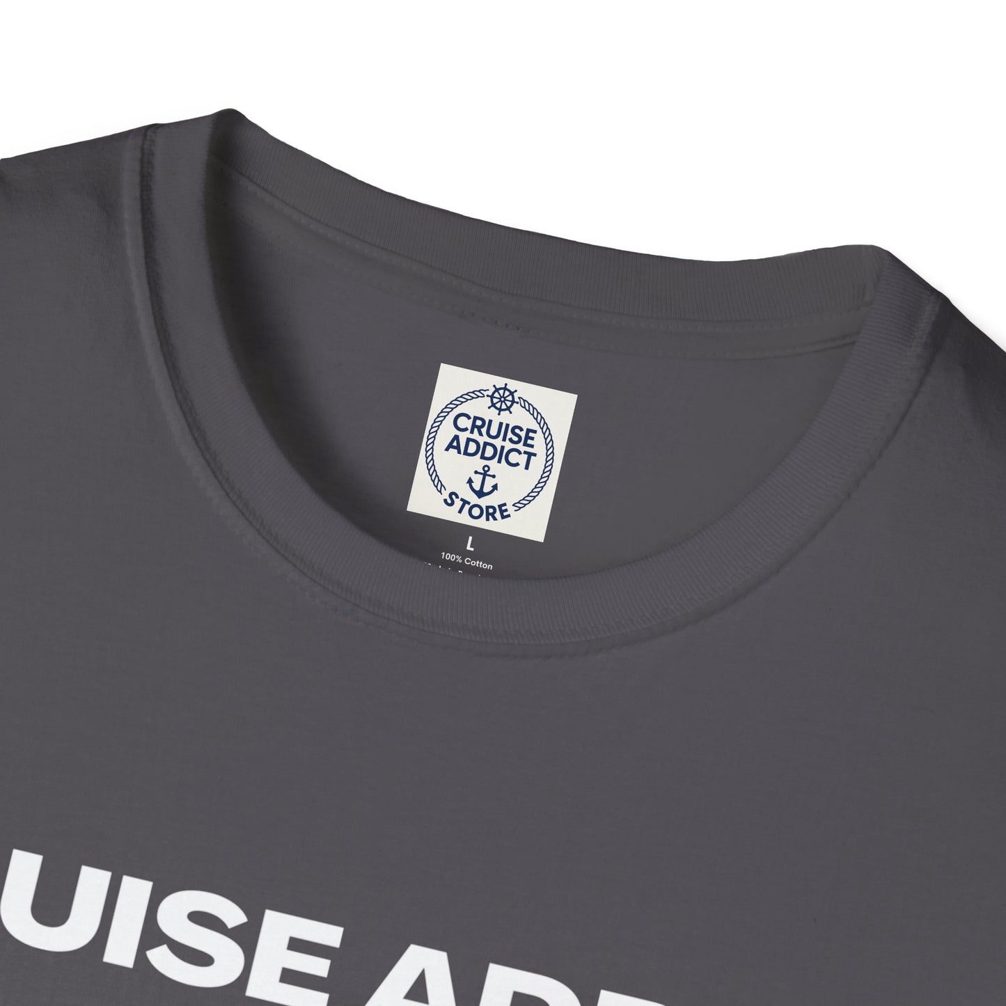 Cruise Addict Nutrition Label T-Shirt  Unisex Softstyle Shirt