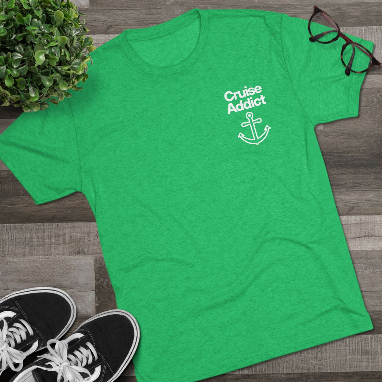 Cruise Addict Tri-Blend Tee – Ultra Soft, Durable Comfort with DTG Front & Back Print