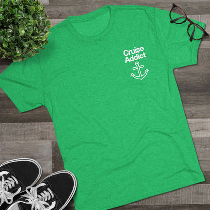 Cruise Addict Tri-Blend Tee – Ultra Soft, Durable Comfort with DTG Front & Back Print