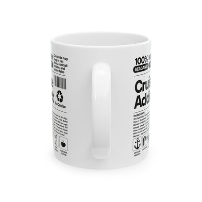 Cruise Addict White Mug, 11oz