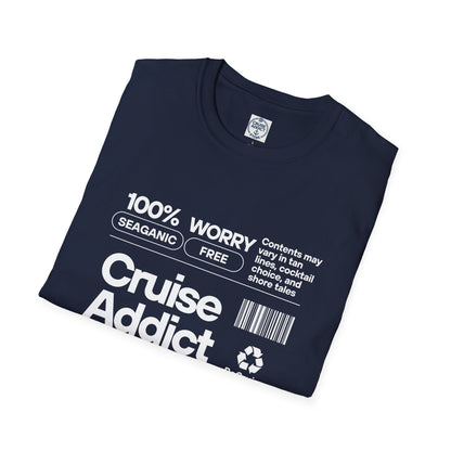 Cruise Addict Softstyle T-Shirt – 100% Ring-Spun Cotton, Lightweight Comfort, DTG Front Print